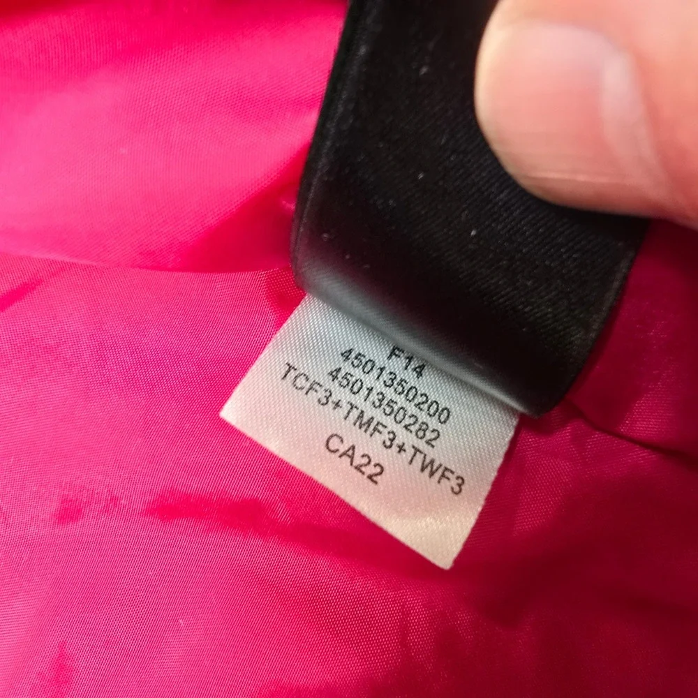 The North Face Hyvent Jacket‎ Womens Small Peach Orange Hood Rain Windbreaker